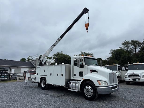 Service truck background