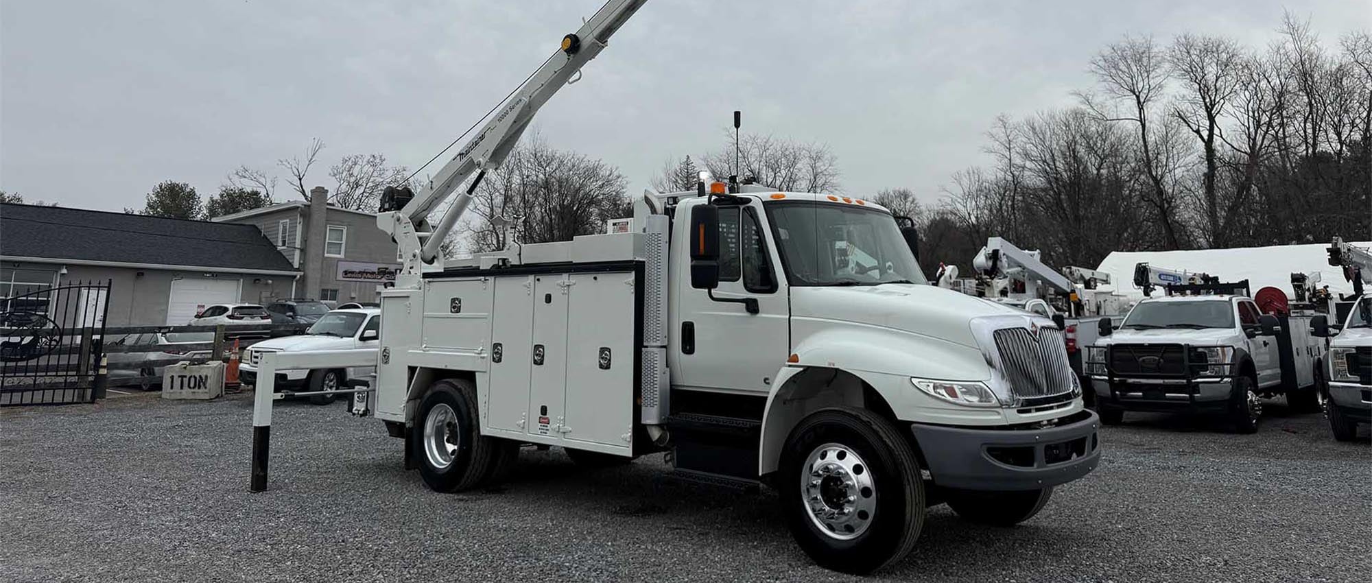 Service Vans, Crane Trucks, and More for sale at Lewis Trucks in Clarksville, MD